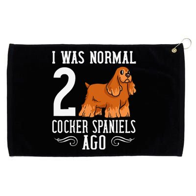 English Cocker Spaniel Dog Gift Puppies Grommeted Golf Towel