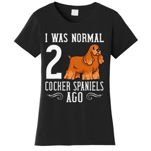 English Cocker Spaniel Dog Gift Puppies Women's T-Shirt