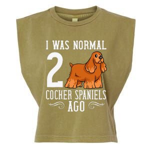 English Cocker Spaniel Dog Gift Puppies Garment-Dyed Women's Muscle Tee