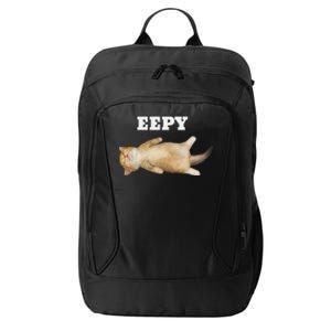 Eepy Cat Sleepy Cat Meme City Backpack