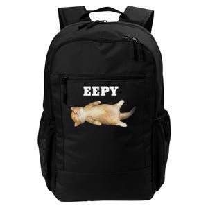 Eepy Cat Sleepy Cat Meme Daily Commute Backpack