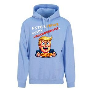 Extra Crispy Trump Eating Chicken Nuggets Controversial Unisex Surf Hoodie