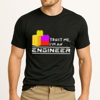 Engineer Children Toy Big Building Blocks Build Builder Cooling Performance Crew T-Shirt