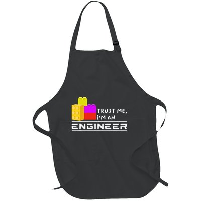 Engineer Children Toy Big Building Blocks Build Builder Full-Length Apron With Pockets