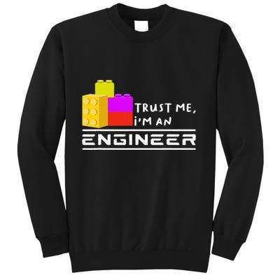 Engineer Children Toy Big Building Blocks Build Builder Sweatshirt
