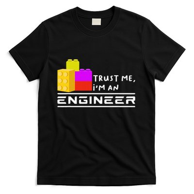 Engineer Children Toy Big Building Blocks Build Builder T-Shirt
