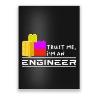 Engineer Children Toy Big Building Blocks Build Builder Poster