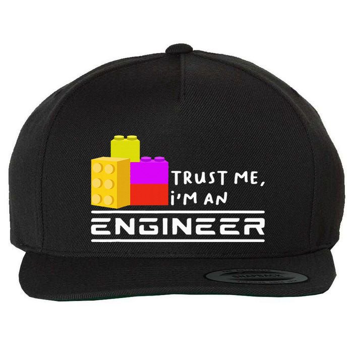 Engineer Children Toy Big Building Blocks Build Builder Wool Snapback Cap