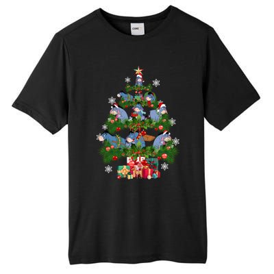 Eeyore Christmas Tree Friends Eeyore Christmas Tall Fusion ChromaSoft Performance T-Shirt