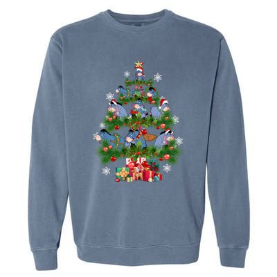 Eeyore Christmas Tree Friends Eeyore Christmas Garment-Dyed Sweatshirt