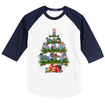 Eeyore Christmas Tree Friends Eeyore Christmas Baseball Sleeve Shirt