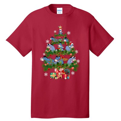 Eeyore Christmas Tree Friends Eeyore Christmas Tall T-Shirt