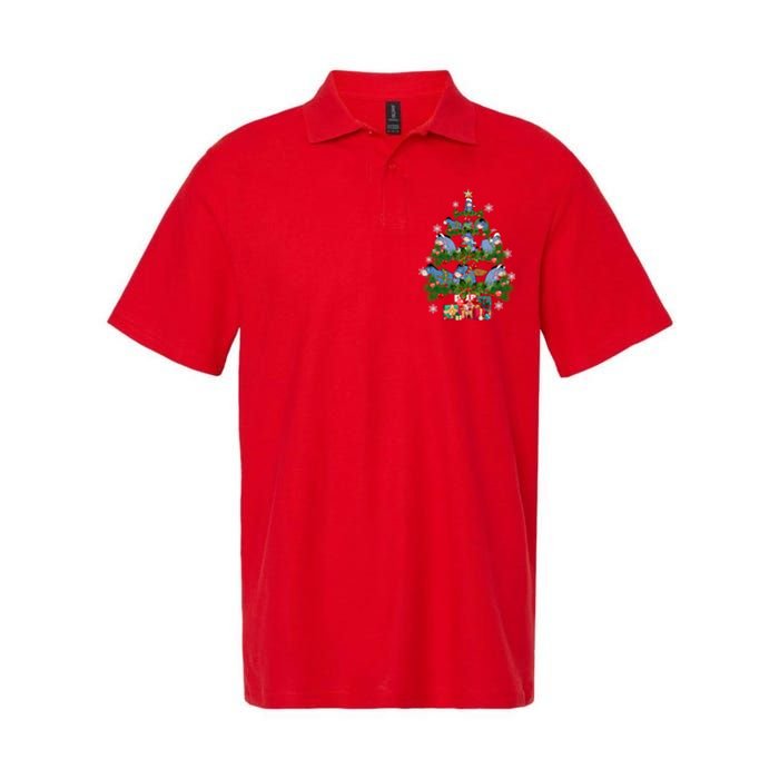 Eeyore Christmas Tree Friends Eeyore Christmas Softstyle Adult Sport Polo