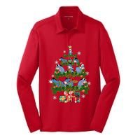 Eeyore Christmas Tree Friends Eeyore Christmas Silk Touch Performance Long Sleeve Polo