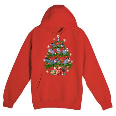 Eeyore Christmas Tree Friends Eeyore Christmas Premium Pullover Hoodie