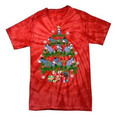 Eeyore Christmas Tree Friends Eeyore Christmas Tie-Dye T-Shirt