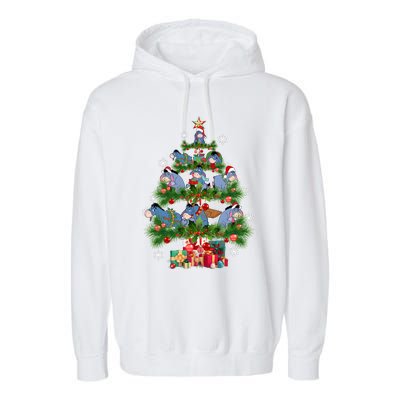 Eeyore Christmas Tree Friends Eeyore Christmas Garment-Dyed Fleece Hoodie