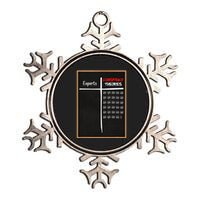 Experts Conspiracy Theorists White And Red Text Metallic Star Ornament