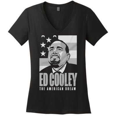 Ed Cooley The American Dream Women's V-Neck T-Shirt