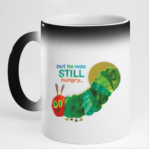 Eric Carle The Very Hungry Caterpillar Still Hungry 11oz Black Color Changing Mug