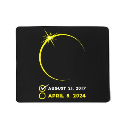 Eclipse Checklist Total Solar Eclipse April 8 2024 Eclipse Mousepad