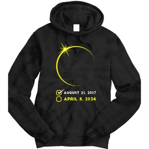 Eclipse Checklist Total Solar Eclipse April 8 2024 Eclipse Tie Dye Hoodie