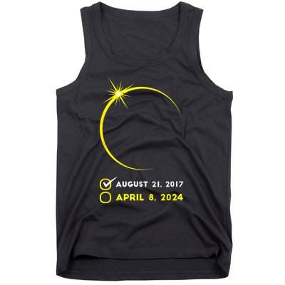 Eclipse Checklist Total Solar Eclipse April 8 2024 Eclipse Tank Top