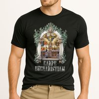 Eucharistic Consecration Traditional Latin Mass Catholic Cooling Performance Crew T-Shirt