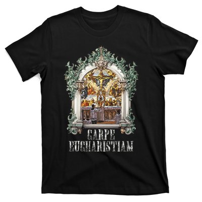 Eucharistic Consecration Traditional Latin Mass Catholic T-Shirt