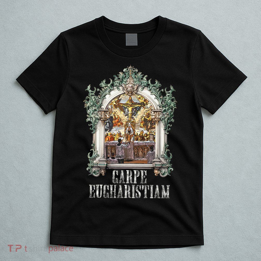 Eucharistic Consecration Traditional Latin Mass Catholic T-Shirt