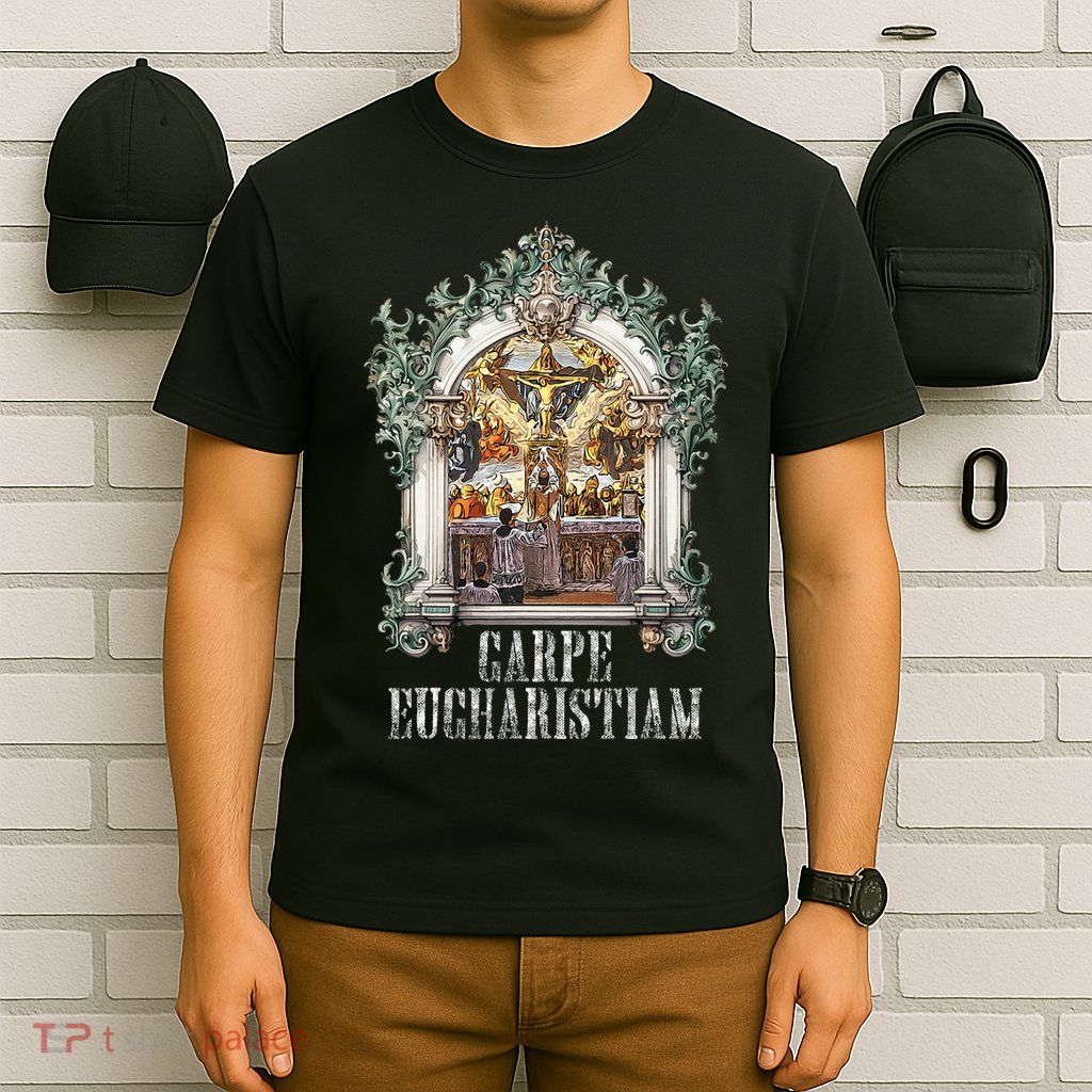 Eucharistic Consecration Traditional Latin Mass Catholic T-Shirt