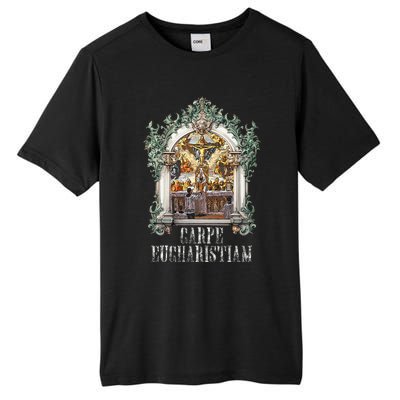 Eucharistic Consecration Traditional Latin Mass Catholic Tall Fusion ChromaSoft Performance T-Shirt