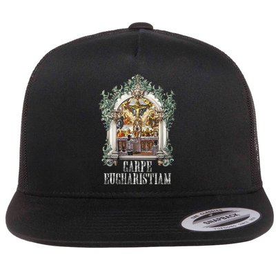 Eucharistic Consecration Traditional Latin Mass Catholic Flatbill Hat