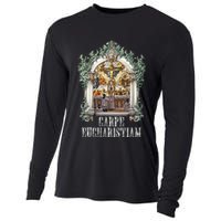 Eucharistic Consecration Traditional Latin Mass Catholic Cooling Performance Long Sleeve Crew