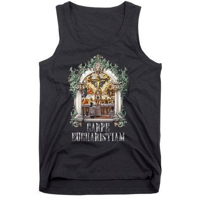 Eucharistic Consecration Traditional Latin Mass Catholic Tank Top