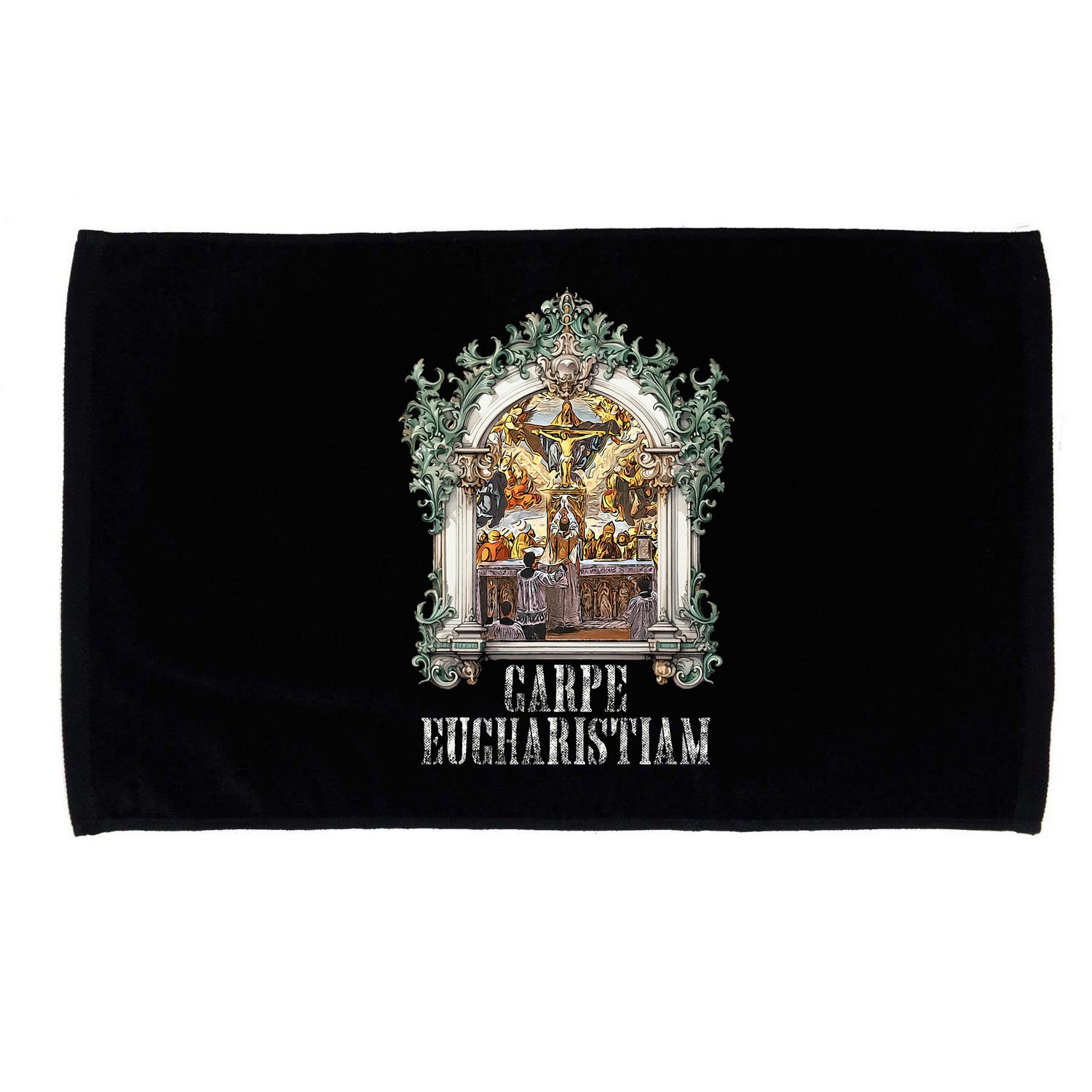 Eucharistic Consecration Traditional Latin Mass Catholic Microfiber Hand Towel
