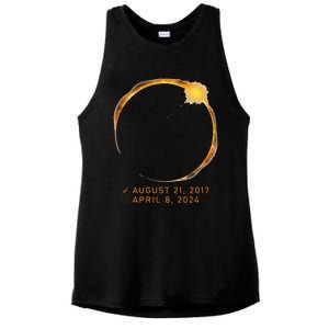 Eclipse Checklist Total Solar Eclipse April 8 2024 Eclipse Ladies PosiCharge Tri-Blend Wicking Tank