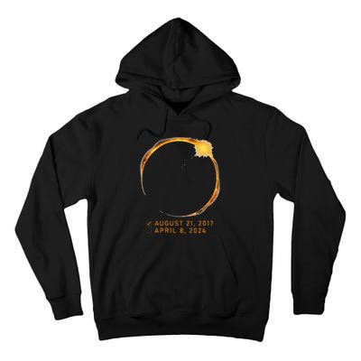 Eclipse Checklist Total Solar Eclipse April 8 2024 Eclipse Tall Hoodie