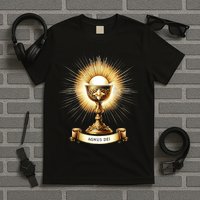 Eucharistic Consecration Traditional Latin Mass Catholic T-Shirt