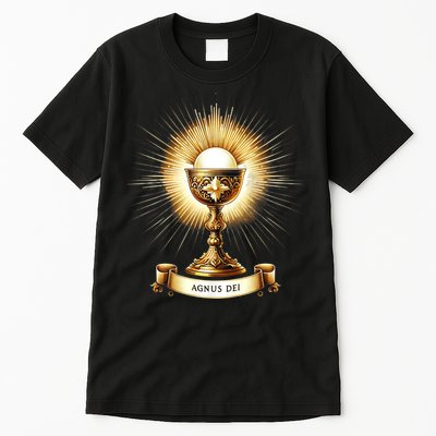 Eucharistic Consecration Traditional Latin Mass Catholic Tall T-Shirt