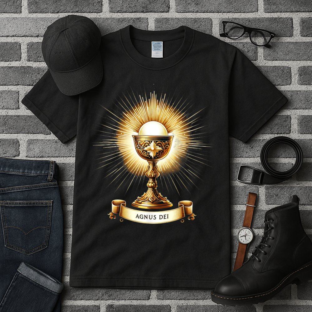Eucharistic Consecration Traditional Latin Mass Catholic Tall T-Shirt