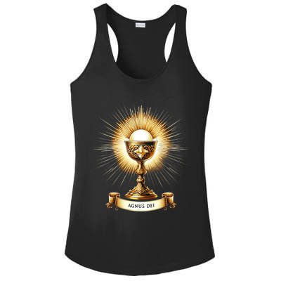 Eucharistic Consecration Traditional Latin Mass Catholic Ladies PosiCharge Competitor Racerback Tank
