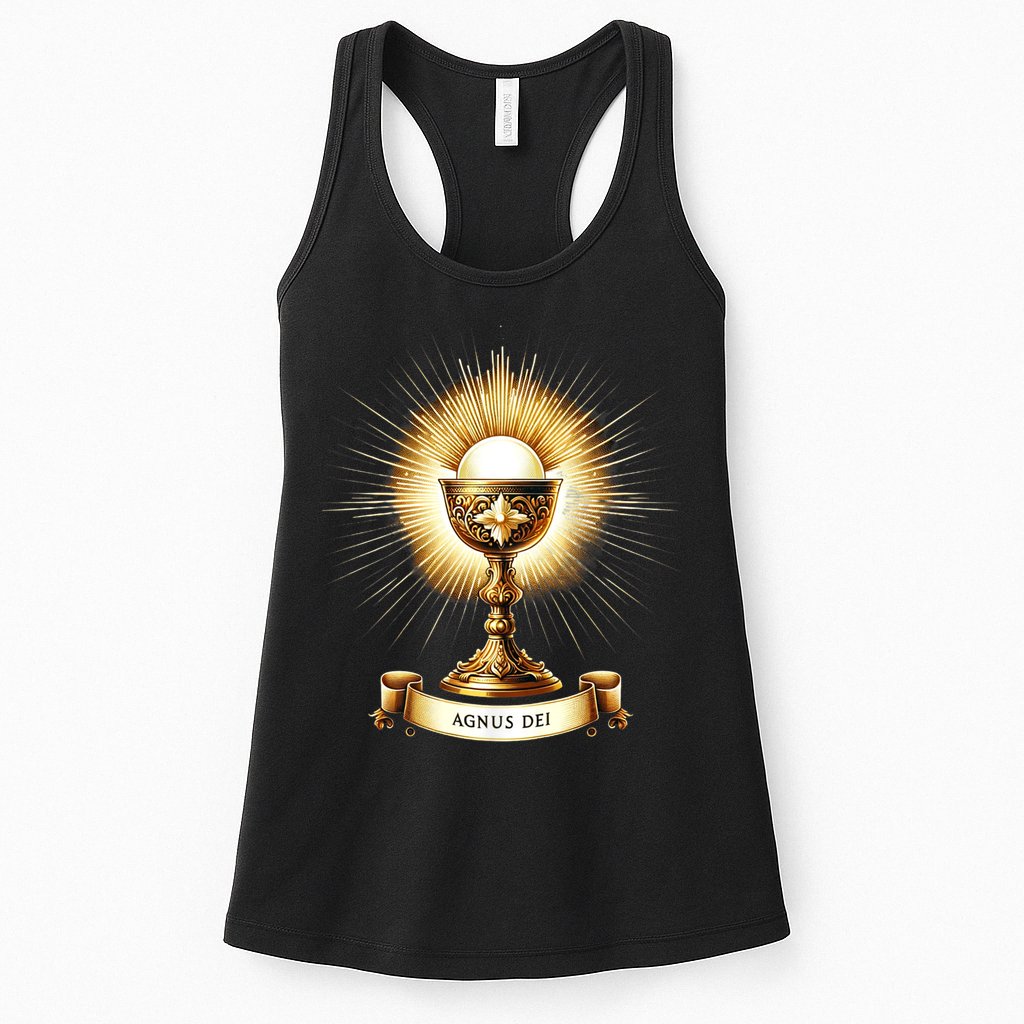 Eucharistic Consecration Traditional Latin Mass Catholic Womens Tank Top