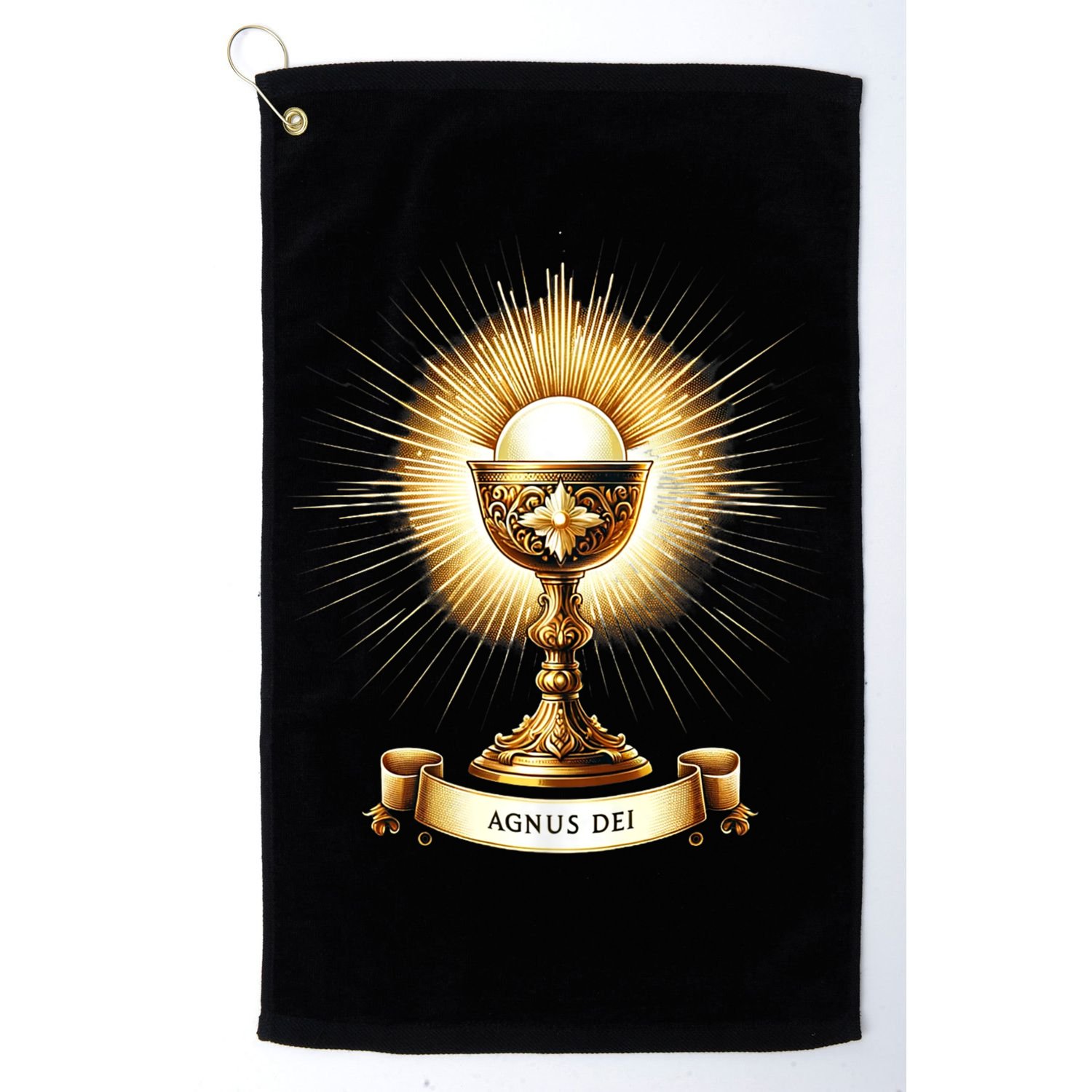 Eucharistic Consecration Traditional Latin Mass Catholic Golf Towel