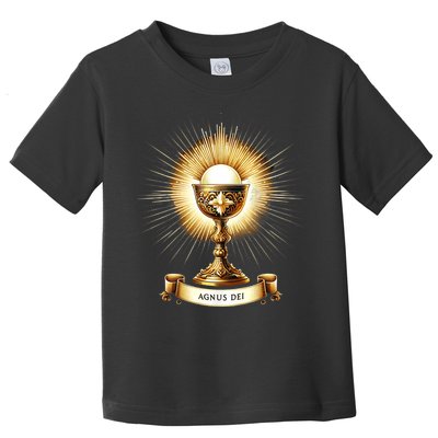 Eucharistic Consecration Traditional Latin Mass Catholic Toddler T-Shirt