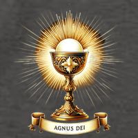 Eucharistic Consecration Traditional Latin Mass Catholic Vector Backpack