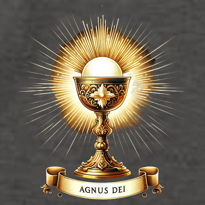 Eucharistic Consecration Traditional Latin Mass Catholic Vector Backpack