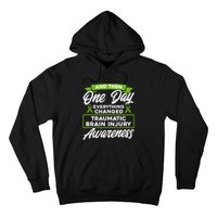 Everything Changed Traumatic Brain Injury Awareness Hoodie