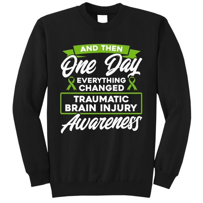 Everything Changed Traumatic Brain Injury Awareness Sweatshirt