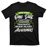 Everything Changed Traumatic Brain Injury Awareness T-Shirt